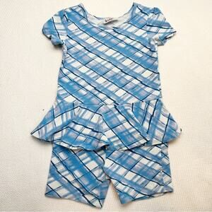 Dot dot smile skirted romper size 3/4